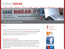 Tablet Screenshot of garage-rocar.nl